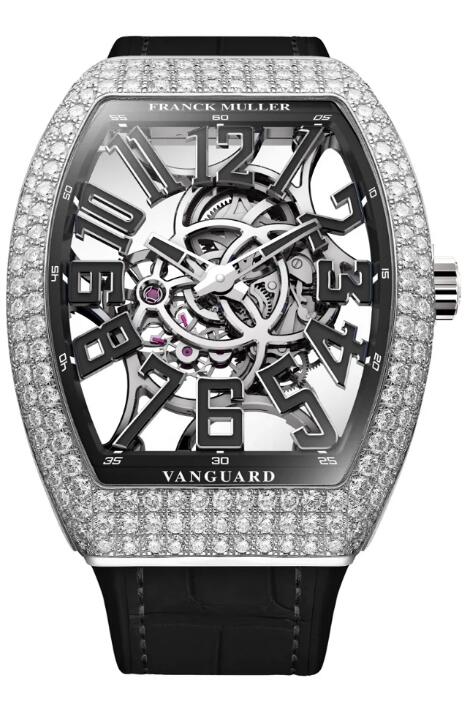 Buy Franck Muller Vanguard Slim Skeleton Replica Watch for sale Cheap Price V 41 S AT SQT D (NR)- AC-OG